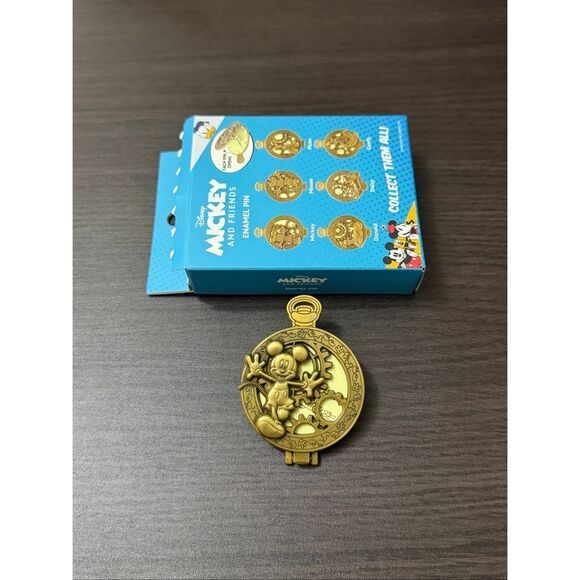 Disney Accessories - Disney Mickey & Friends Pocket Watch Blind Box Hinge Enamel Pin - Mickey Mouse
